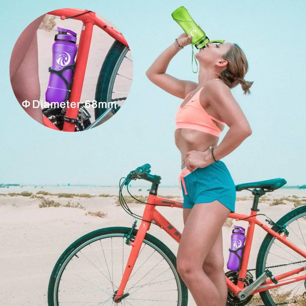 Бутылка для протеиновых коктейлей спортзала ZORRI Спортивная бутылка воды