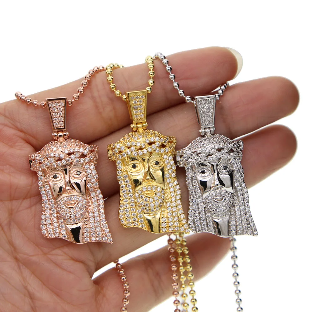 Цепочка с кулоном в стиле хип хоп 24 дюйма|pendant necklace|jesus piecejewelry hip hop |