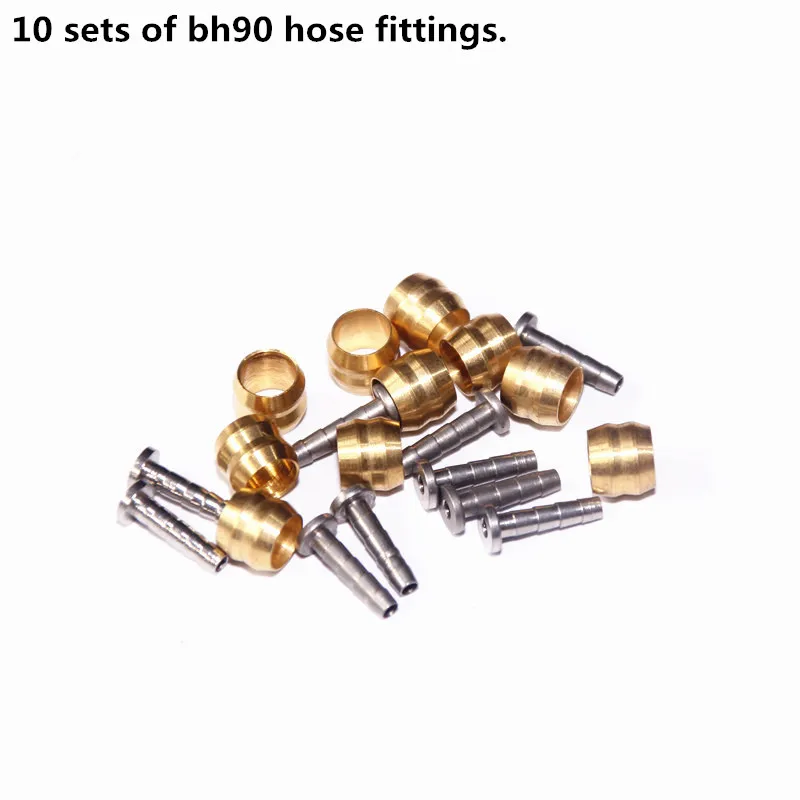 Велосипедная гидравлическая часть шланга, фитинг для Shimano BH59 BH90, компрессионный шланг дискового тормоза, оливковый фитинг - Цвет: option 8