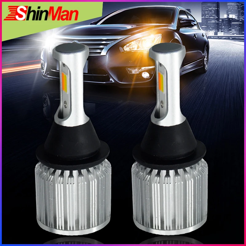 

ShinMan CAR LED light Day Light LED DRL daytime light Turn Signal light For Mitsubishi Pajero IO Montero For Car day light