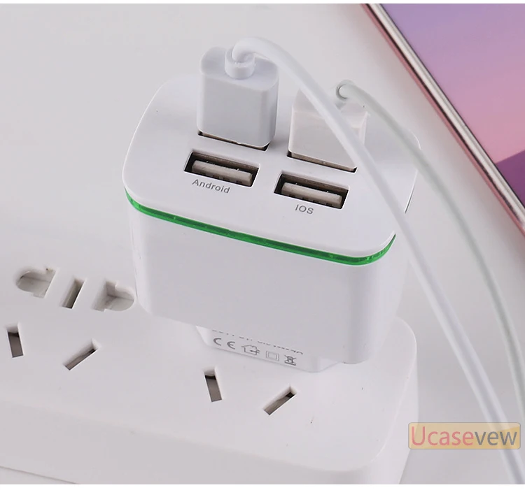 Универсальный 4 USB Зарядное устройство Адаптер 5В 4A путешествия быстрой зарядки для iPhone iPad samsung huawei Xiaomi ЕС плагин для настенного быстрая Зарядное устройство s