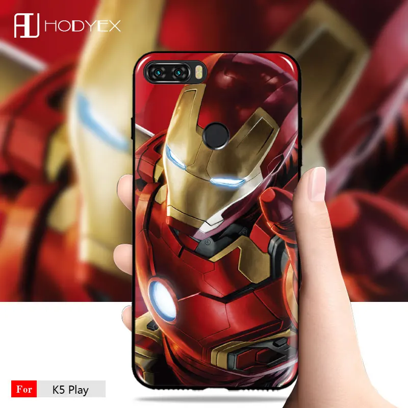 Силиконовый чехол для телефона Lenovo K5 Play из ТПУ с милым мультяшным рисунком задняя