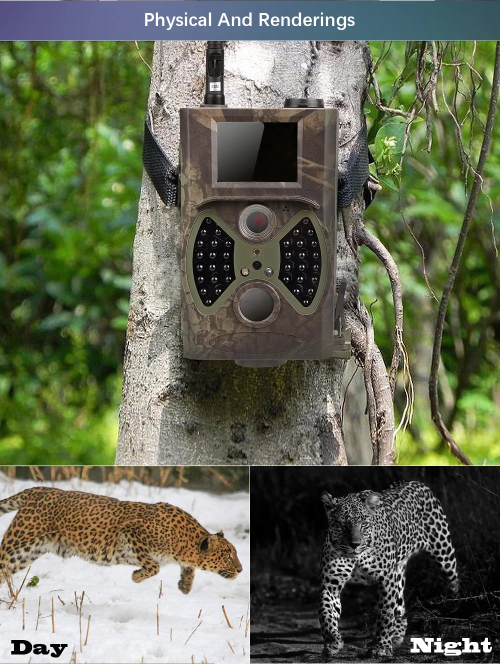 Охотничья камера MMS GPRS электронная почта инфракрасная камера GSM HC350M GPRS 16MP 1080P HC300M ночное видение для животных фото ловушки
