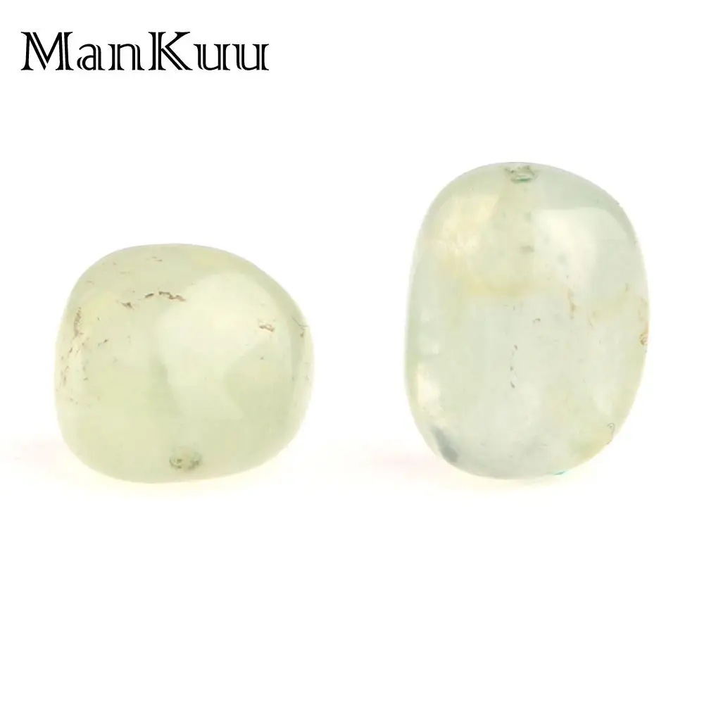 ManKuu 10-15 мм нерегулярный бледно-зеленый виноградный хрустальный бисер