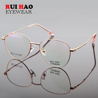 cat eye eyeglasses women retro optical glasses men super light titanium alloy eyeglasses fashion spectacles 7756