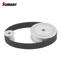 sumray htd3m 13 3m 20t 60t timing pulley belt kit reduction 16mm belt width toothed pulley wheel htd3m 324 motor drive belts