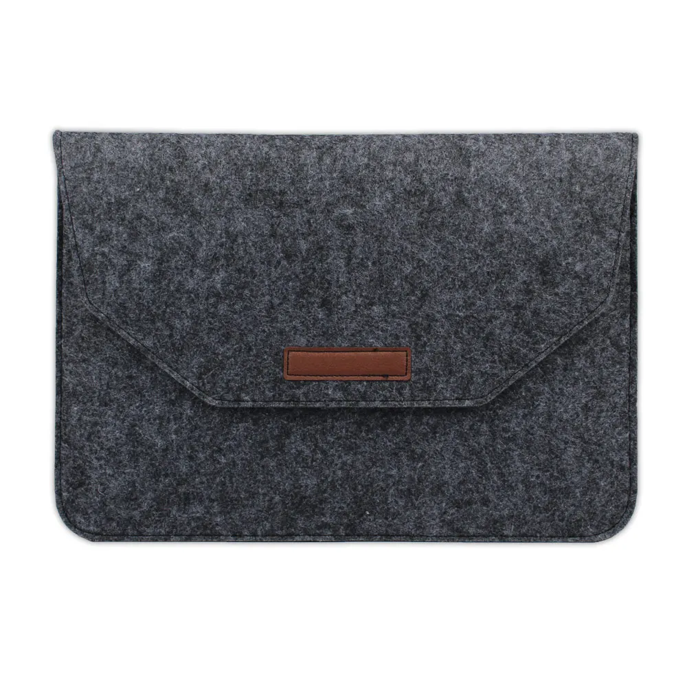 Dark Grey Мягкая сумка для ноутбука Macbook Xiaomi hp lenovo Dell Air Pro retina 11 12 13 15 16 A2141 чехол для ноутбука 13,3 дюймов - Цвет: Dark Grey