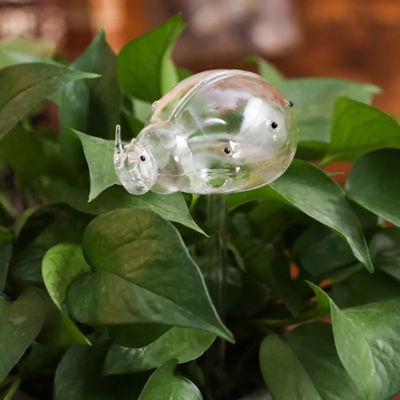 

Houseplant Self Watering Device Automatic Drip Cartoon Pot Indoor Lawn Sprinkler Garden Flower Pot Waterer Tool
