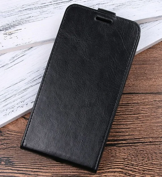 Черный Вертикальный чехол-книжка из искусственной кожи для huawei Honor 8X 8C V20 V10, чехол-бумажник для Honor 10 9 Lite Magic2 с отделением для карт - Цвет: Черный