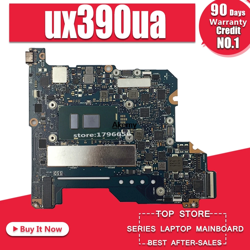Материнская плата для ноутбука For Asus ux390uak ux390ua ux390u UX390 материнская 8G/16G RAM i7 6500U 7500U