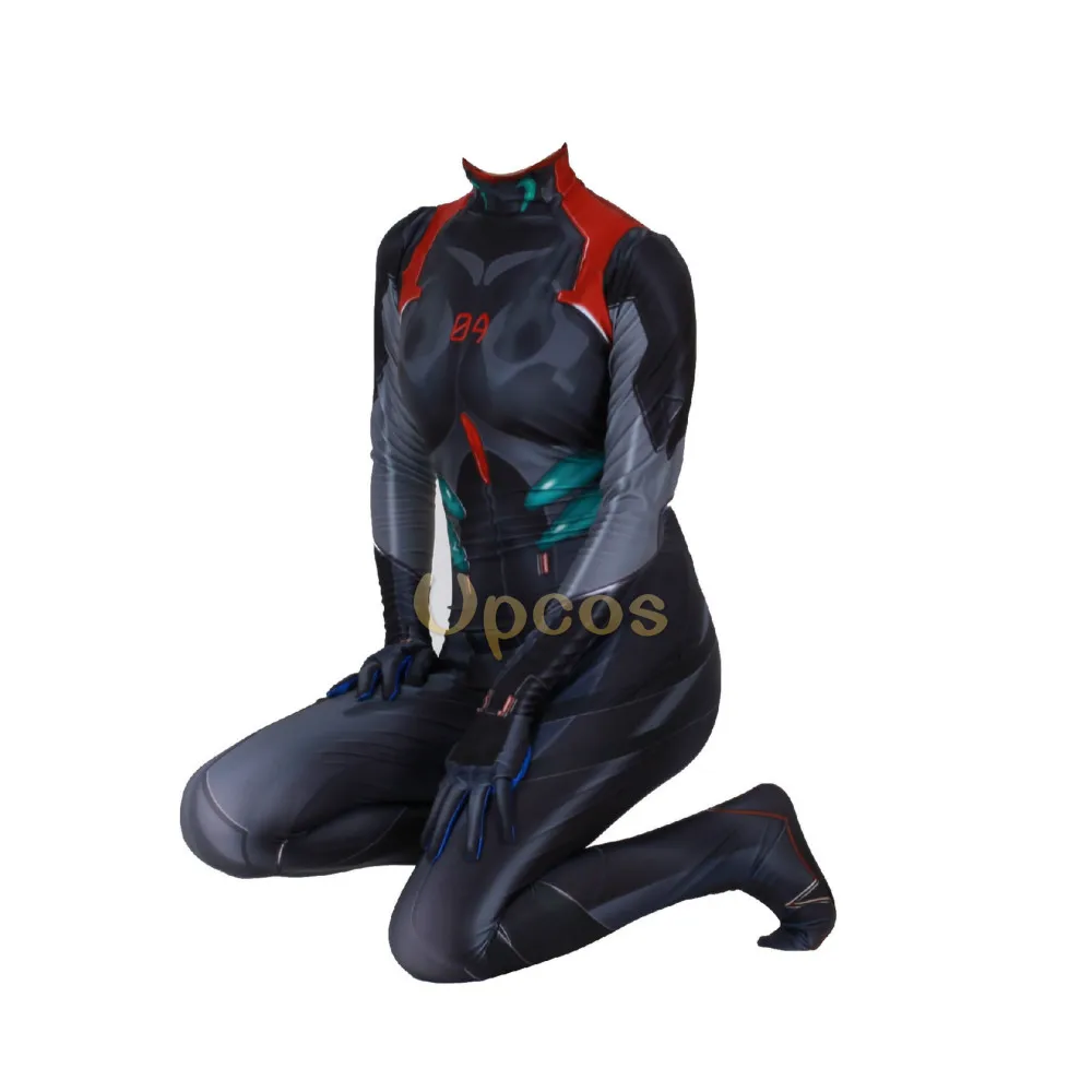 Rei Ayanami Neon Genesis Evangelion Lycra Zentai 3.0 Bodysuit plugsuit Halloween Cosplay costume Party suit |