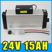 24v 15ah rear rack lithium battery aluminum alloy battery pack 29 4v electric bicycle scooter e bike free shipping