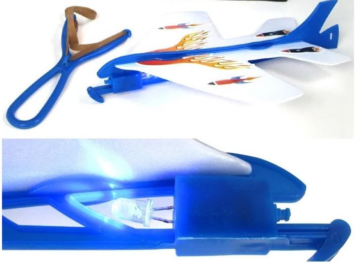 Эластичный светильник самолет флэш стрелкой птицы летающие игрушки для детей