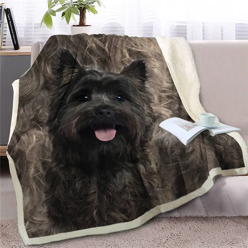 Dog19 Blesslive одеяло с французским бульдогом, шерпа, на кровать, рождественский подарок, 3D покрывало с мехом собаки, животных, для взрослых, коричневое, серое, постельное белье, Манта - Цвет: Dog19