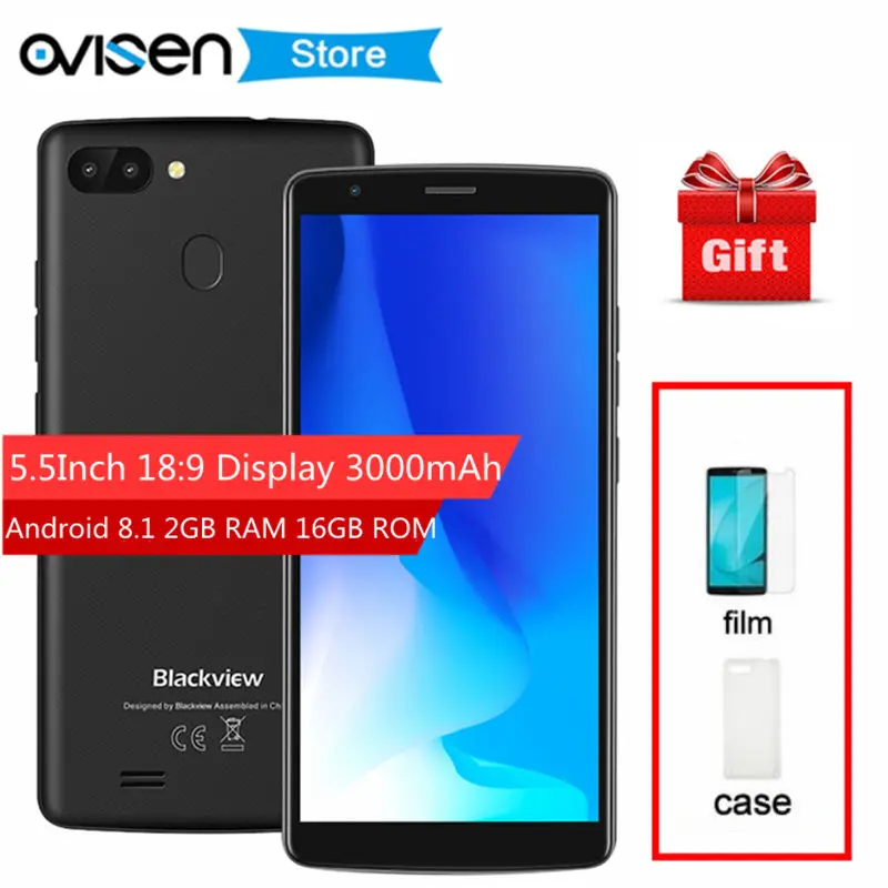 Blackview A20 Pro смартфон с 5 5-дюймовым дисплеем четырёхъядерным процессором MT6739 ОЗУ 2