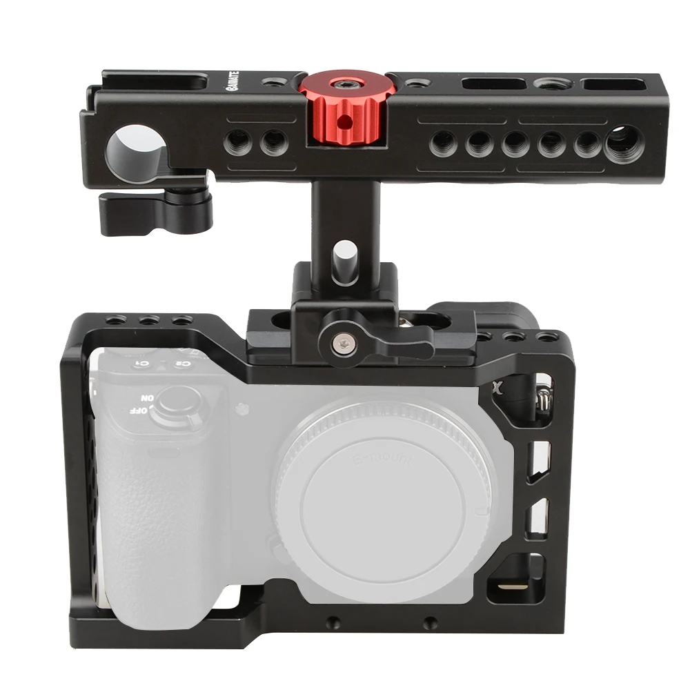 CAMVATE Ручной штатив для камеры с QR настраиваемой ручкой и встроенными креплениями