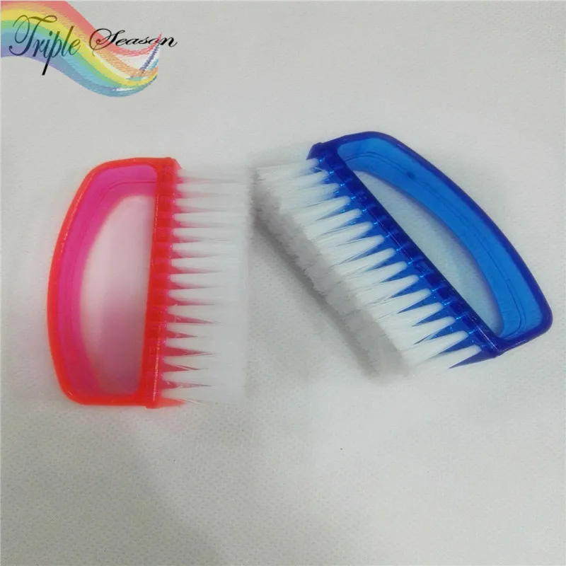 Sale 3 pieces New Pattern Clean Brush Tool File Manicure Pedicure Soft Remove Dust Small Angle Clear Tools Sets TRQ392 | Дом и сад