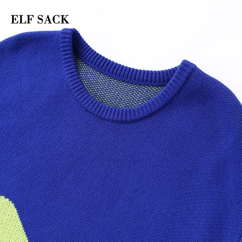 ELFSACK новинка модное женское платье повседневное цветное пэтчворк с принтом