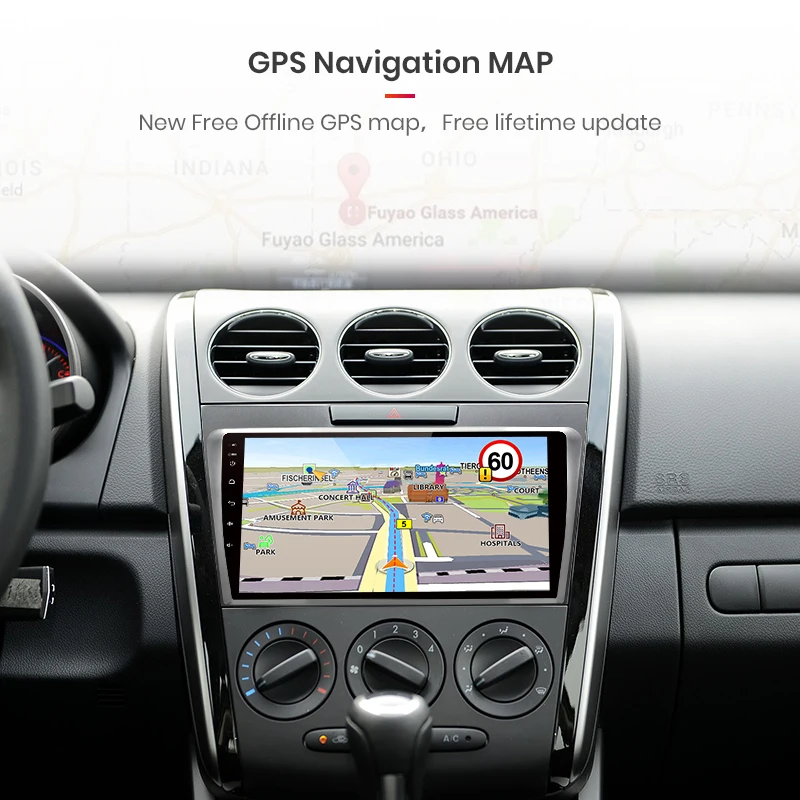 Junsun V1 pro 4G+ 64G CarPlay Android 9,0 DSP для Mazda Cx-7 cx7 2008- автомобильный Радио Мультимедиа Видео плеер Navi gps 2 din dvd