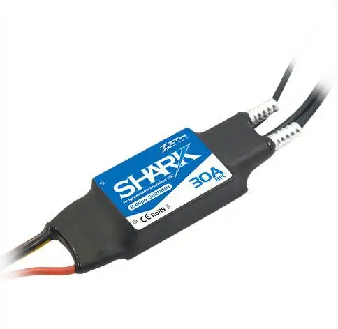 ZTW Shark 30A BEC водонепроницаемый бесщеточный ESC для лодки с системой водяного