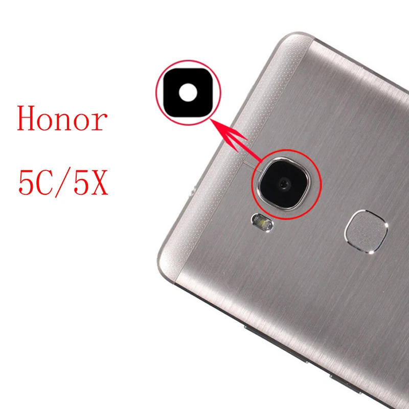 2 шт./лот Сменные линзы для задней и камеры Huawei Honor 5C 5X с наклейкой высокое