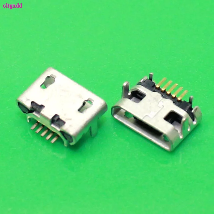 Cltgxdd 10 шт./лот Тип B разъем для зарядки телефона гнездо USB 4 85 звуковой микро 5P DIP