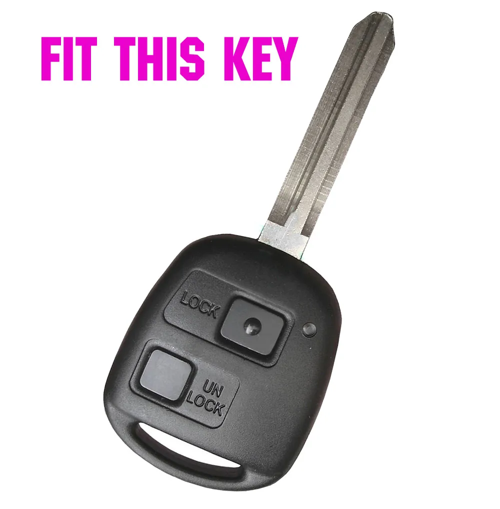Силиконовый чехол для ключей Toyota Land Cruiser RAV4 Previa Yaris Alphard Celica Pixis Space Truck Epoch Passo Rush HiAce