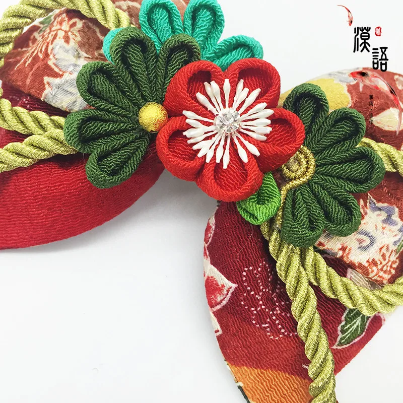2018 украшения ручной работы японская заколка Классическая повязка на голову с