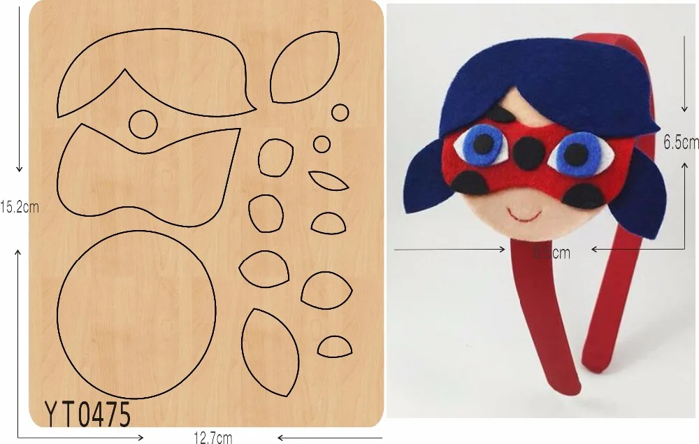 

Mask Girl DIY new wooden mould cutting dies for scrapbooking Thickness/15.8mm/YT0475