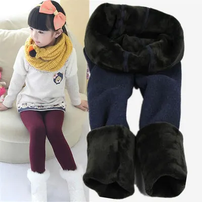 

Children's Pantyhose Girls' Autumn Winter Thicker Flannel Underpants Cotton Pants