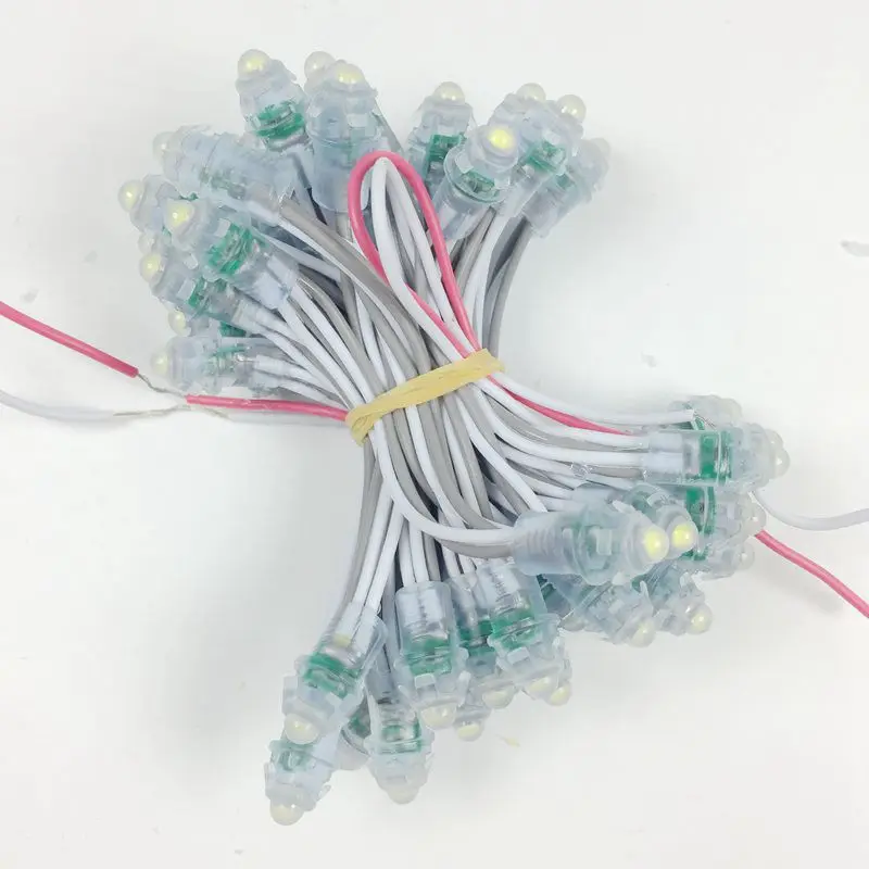 9 мм 12 V светодиодный пиксельный модульный Водонепроницаемый IP67 светодиодный свет шнура для буквы знак рекламы белый/желтый/красный/зеленый/голубой цвет