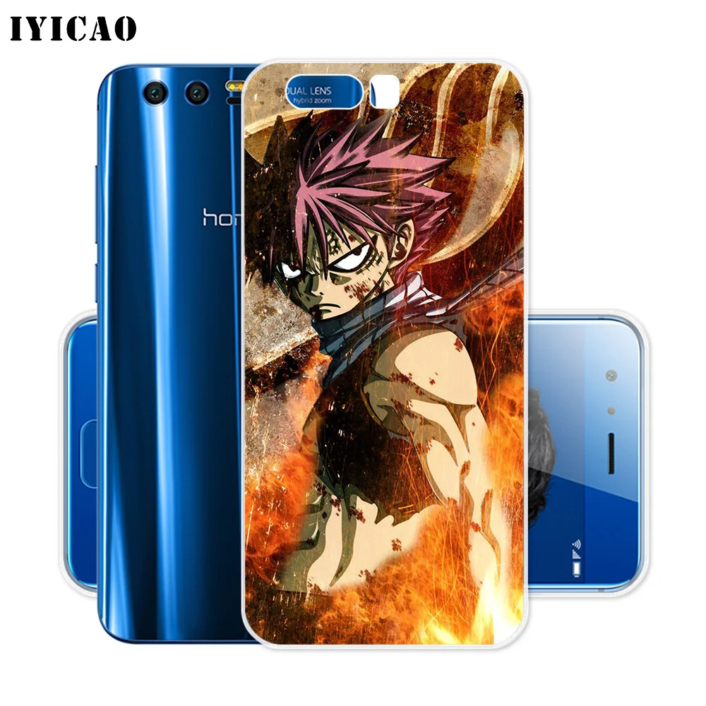 IYICAO Gray Fullbuster Fairy Tail Soft Silicone Case for Huawei Y9 Y7 Y6 Prime 2018 Honor 8C 8X 8 9 10 Lite 7X 7C 6A 7A Pro | Мобильные