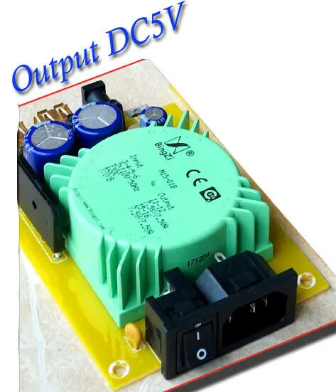 GZLOZONE Bingzi 15W 5V USB линейный Питание для CAS XMOS Raspberry Pi L14 32|Усилители мощности| |