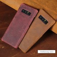 luxury for samsung note5 case luxury handmade cow leather back case phone case