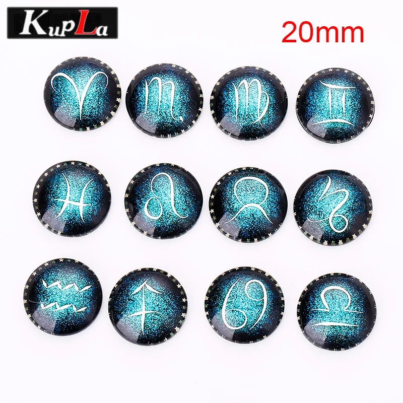 Стеклянный круглый Кабошоны с созвездием кабошоны настройки сделай сам