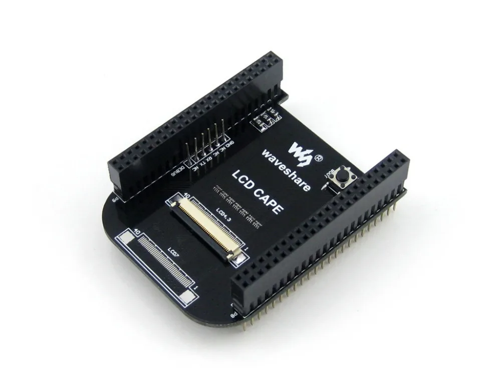 BeagleBone Black Rev C Development Board Kit 512MB DDR3 4GB 8bit eMMC 1GHz ARM Cortex-A8 +4.3inch LCD Screen + Cape Cables |