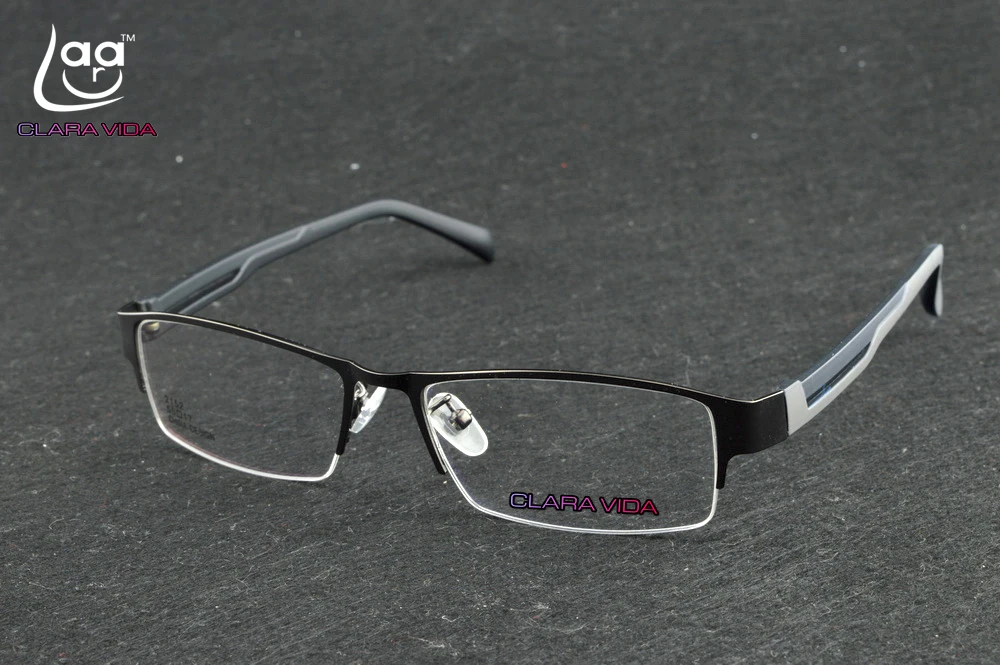 Lotes Opticos Mujer Clara Vida новые дизайнерские качественные очки Halfrim популярные по рецепту