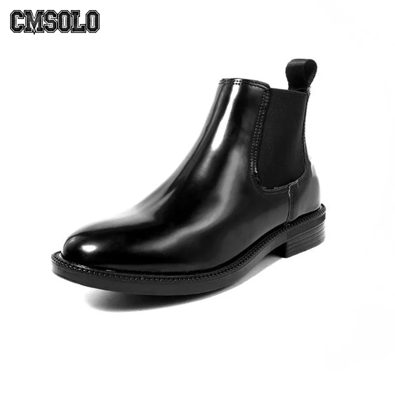 CMSOLO Ankle Boots Women PU Leather Autumn Winter Fashion Female Short British Style Outdoor Shoes Quality New Arrival Hot | Обувь