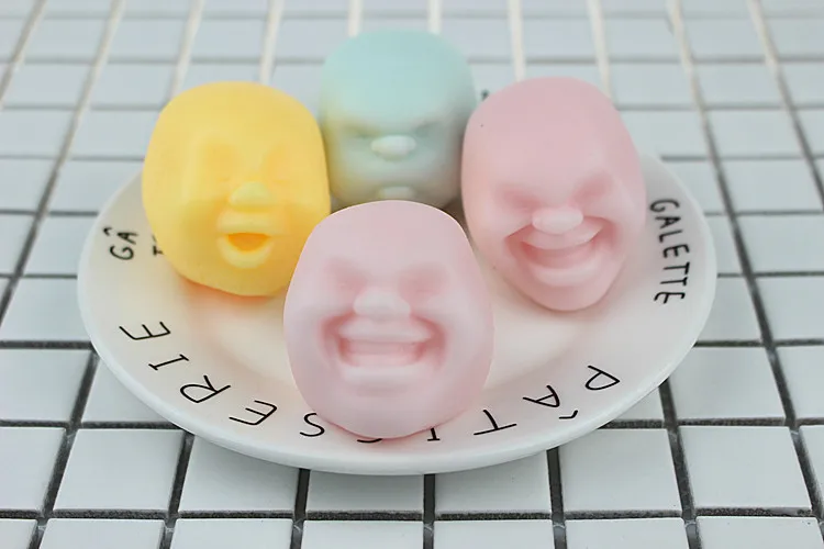 Силиконовая игрушка антистресс для взрослых с лицом человека|vent ball|stress relieverhuman face