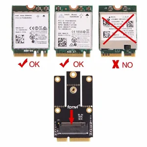 Новая карта-адаптер NGFF M.2 Key A с поддержкой Wi-Fi, Bluetooth-карта для мини-адаптера конвертер PCI-E для Intel 8260 8265 9260 9560