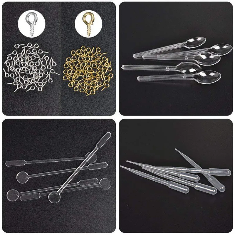 DIY Bracelet Pendant Jewelry Casting Molds Silicone Resin Set Making Tool Crafting Earrings PY | Дом и сад