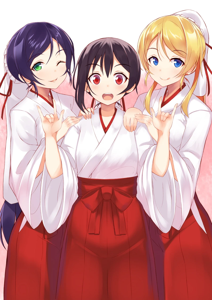 

Love Live Tojo Nozomi Japanese Traditional witch kimono cos Dressing Cosplay Costume Halloween costume Eli Nico