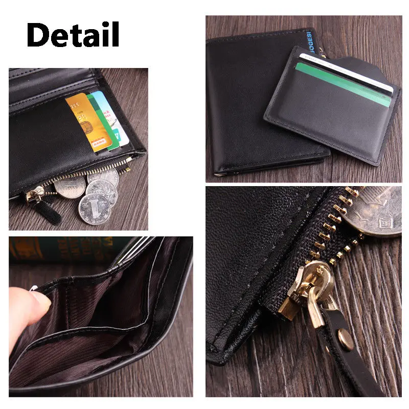 Мужской модный кошелек классический двойной держатель для кредитных карт