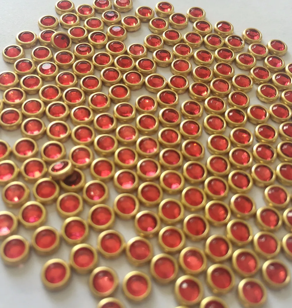 2017 новое поступление розово-красный и фиолетовый SS16 кристалл 1440 шт./пакет золото