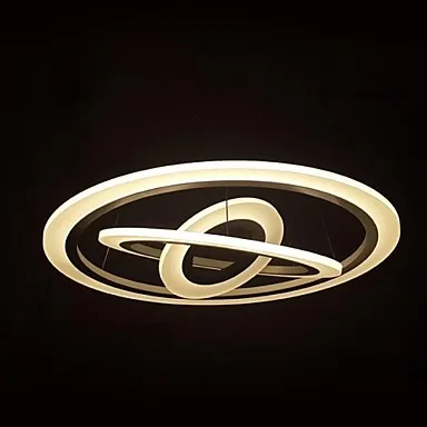 60 см Матовый акриловый современном подвесной светильник LED лампа для столовой