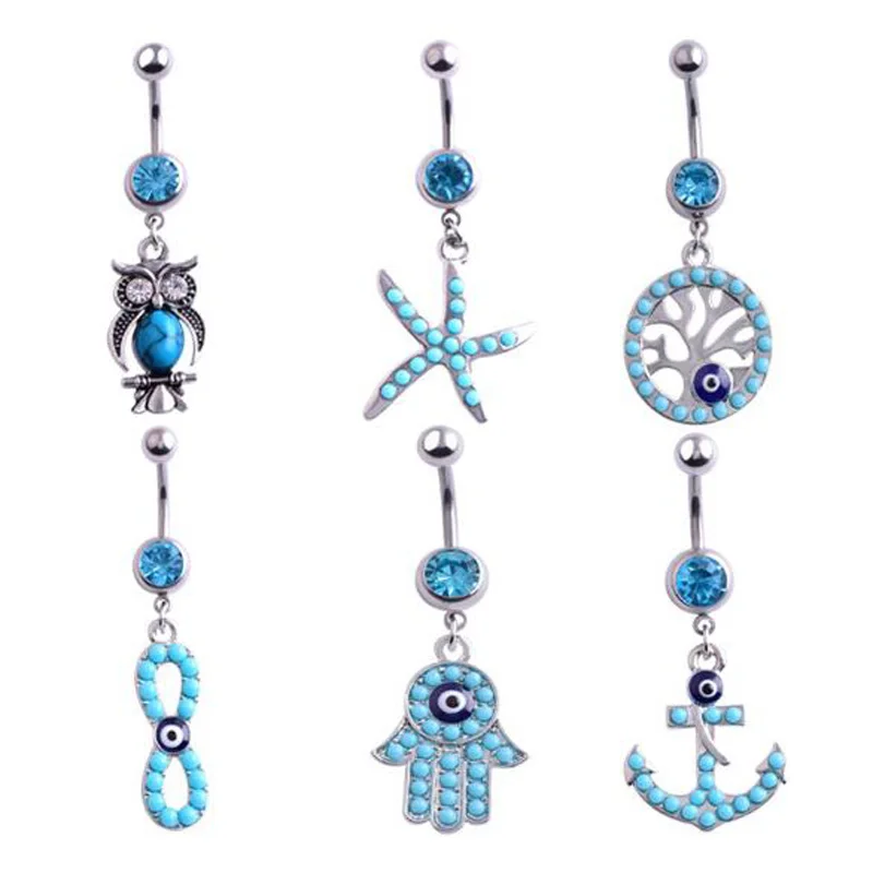 Новые синие жемчуг в европейском и американском стиле инкрустация из