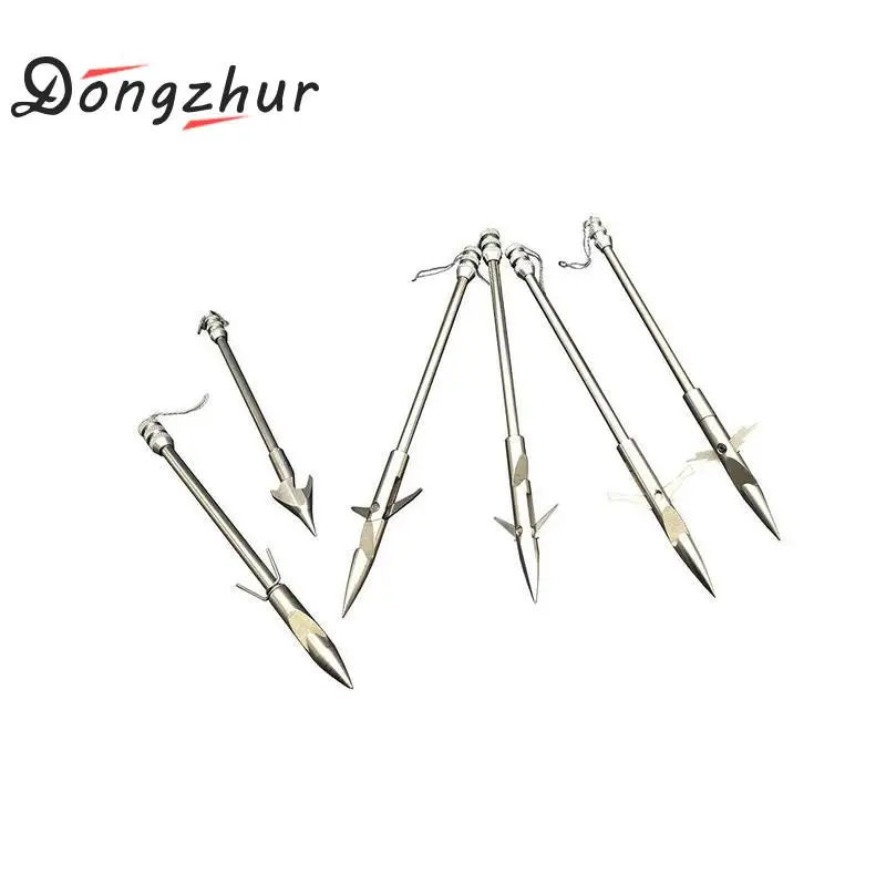 Dongzhur 1 шт. нержавеющая сталь стрельба из лука охота серебряный лук Рыбалка