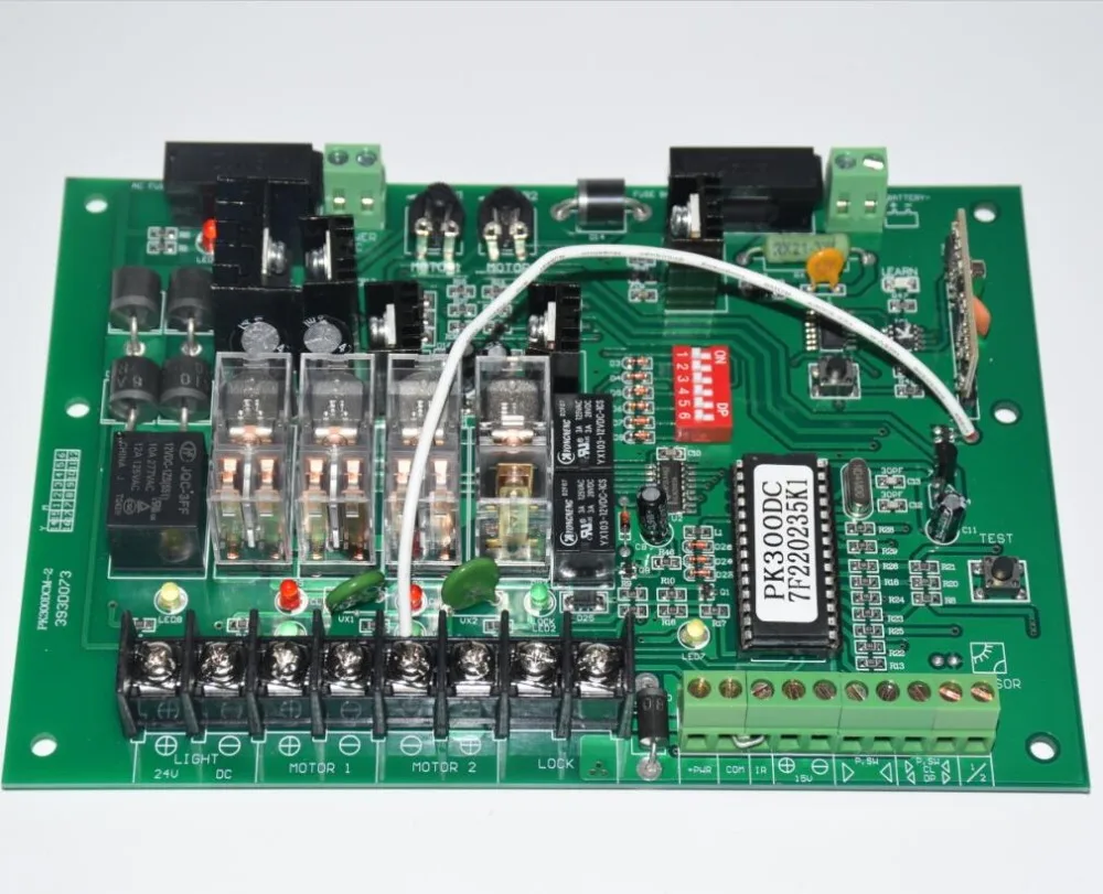 LPSECURITY Материнская плата PCB мотор монтажная плата контроллера карты для распашных ворот двигатель 24VDC Входная мощность(брелоки опционально