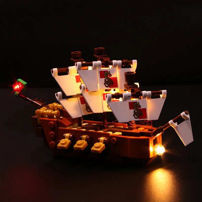 Светодиодный светильник для Lego 21313 16051 Ideas creator корабль в бутылке строительные