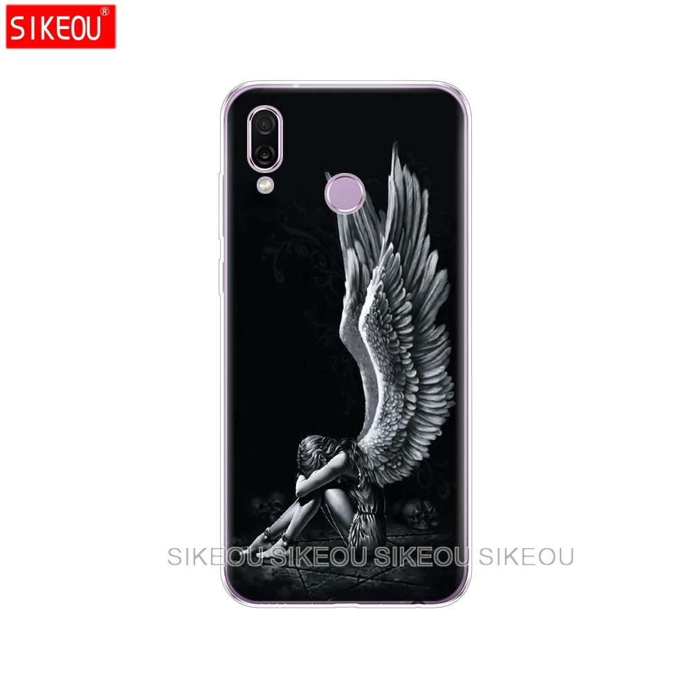 61031 Силиконовый чехол для huawei Honor Play 6,3 ''декоративными рисунками из силикона и мягкого Задняя накладка чехла из ТПУ для huawei Honor Play Защищает Корпус чехол бампер - Цвет: 61031
